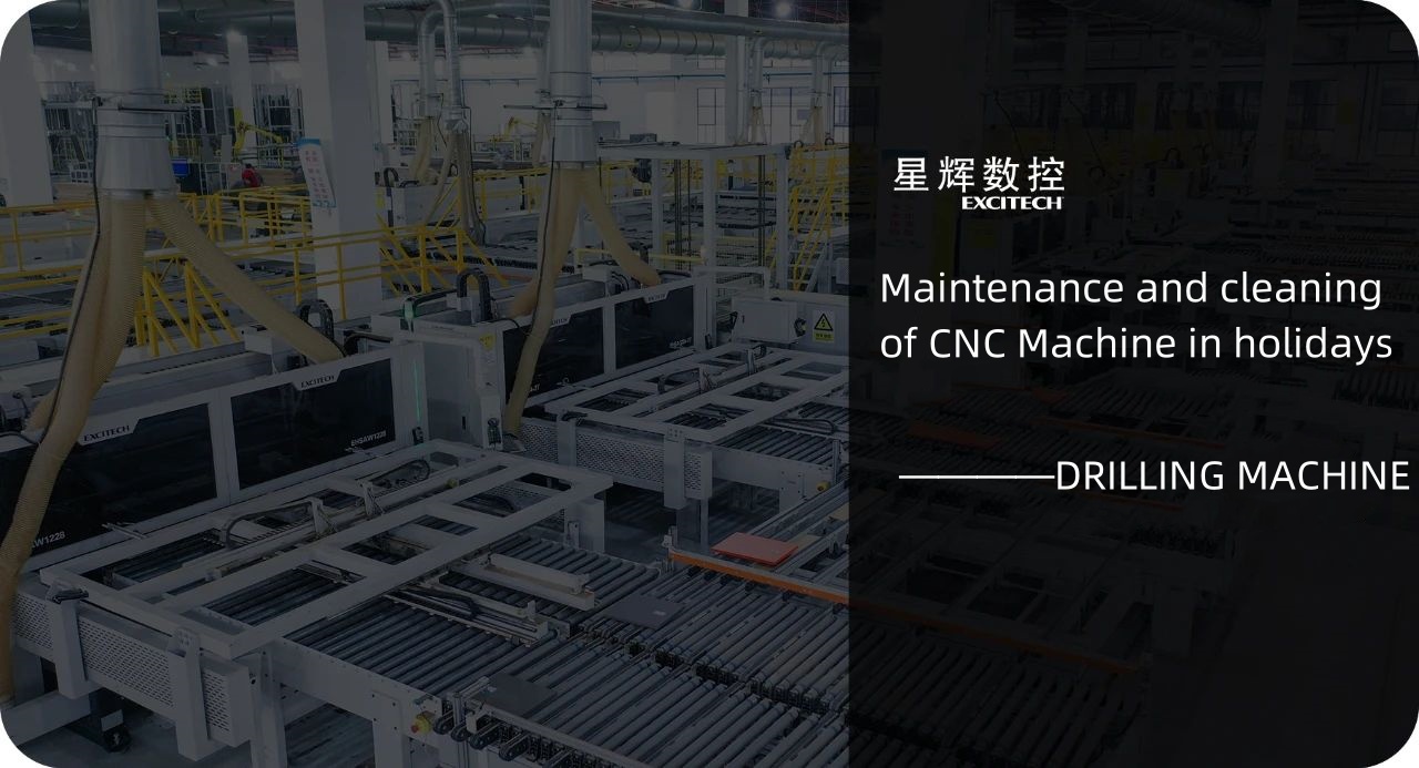 Údržba a čistenie CNC vŕtačky počas sviatkov.