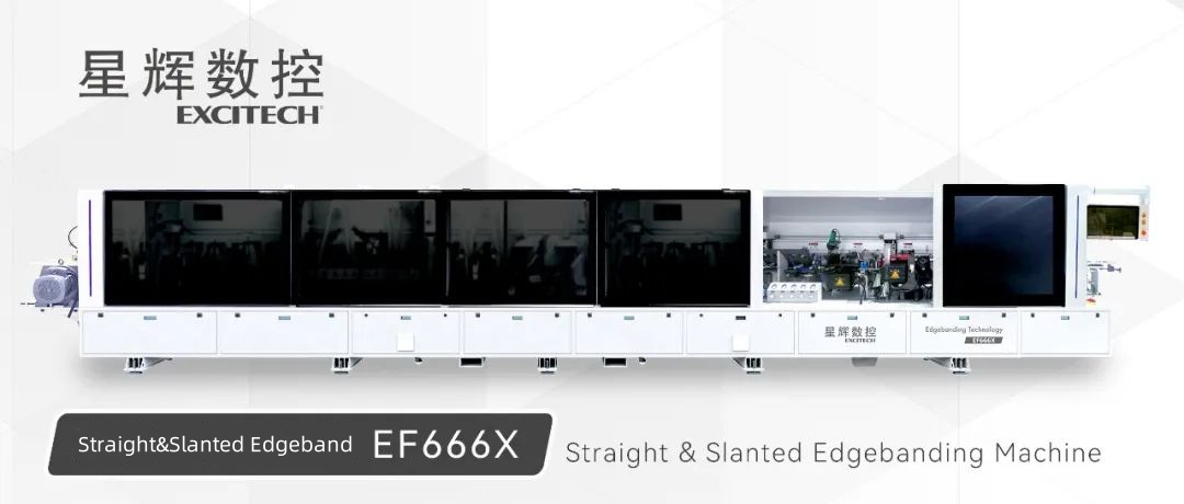 Stroj na olepovanie šikmých a rovných hrán EF666X, jeden stroj s dvoma funkciami, výber kvality.