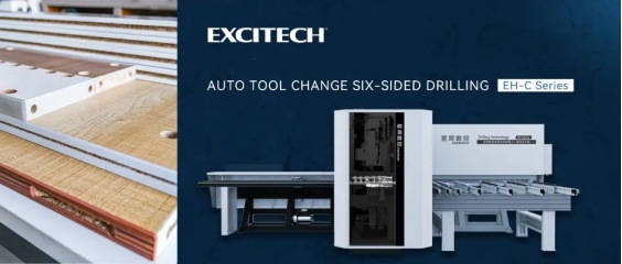 Excitech EH-C šesťstranný vŕtací stroj Automatická funkcia menenia nástroja.