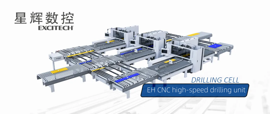 Excitech CNC v továrni na výrobu výroby inteligentných nábytku